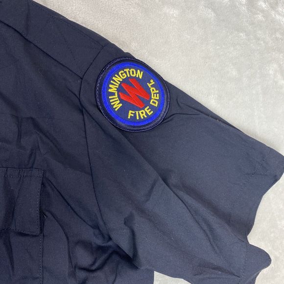 Blauer Classact 8421 Short Sleeve Shirt Large Wilmington Fire Dept Patch - Picture 6 of 6